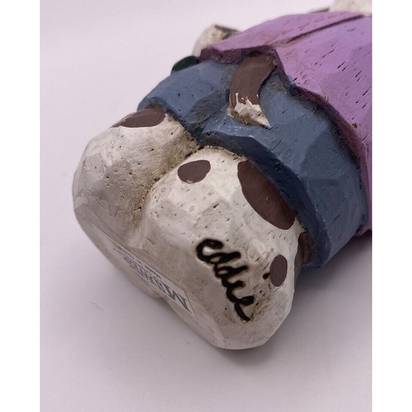 Eddie Walker Midwest of Cannon Falls Dog With Frog Figurine Used - Picture 9 of 9